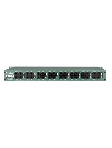 Radial ProD8 8-channel Passive Instrument Rackmount Direct Box