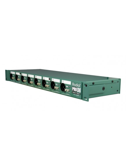 Radial ProD8 8-channel Passive Instrument Rackmount Direct Box